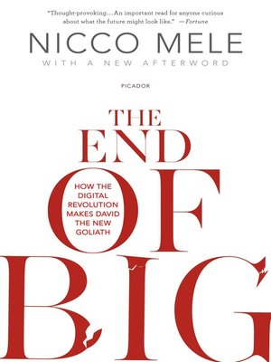 cover image of The End of Big
